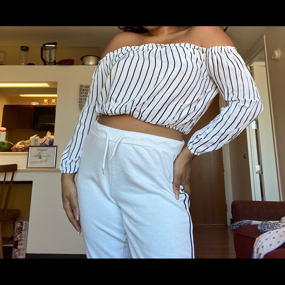 Brandy Melville one size off the shoulder shirt!